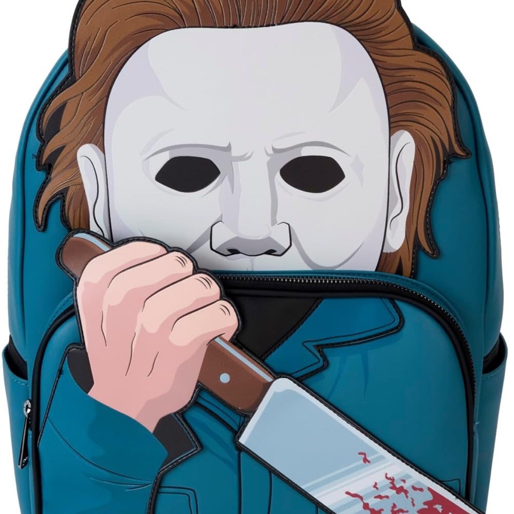 Loungefly Halloween Mike Meyers Full-Size Cosplay Backpack NWT